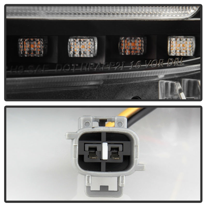Spyder 16-20 Toyota Tacoma LED Model Only High-Power LED Headlights - Black PRO-YD-TT16LEDAP-BK 5088390