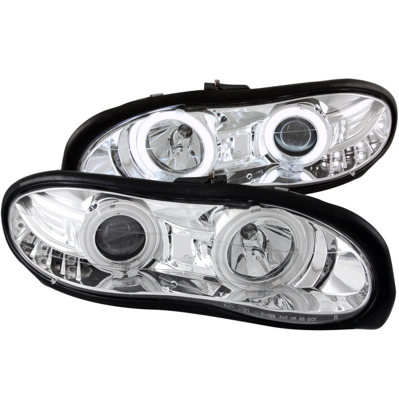 Anzo 1998-2002 Chevrolet Camaro Projector Headlights w/ Halo Chrome