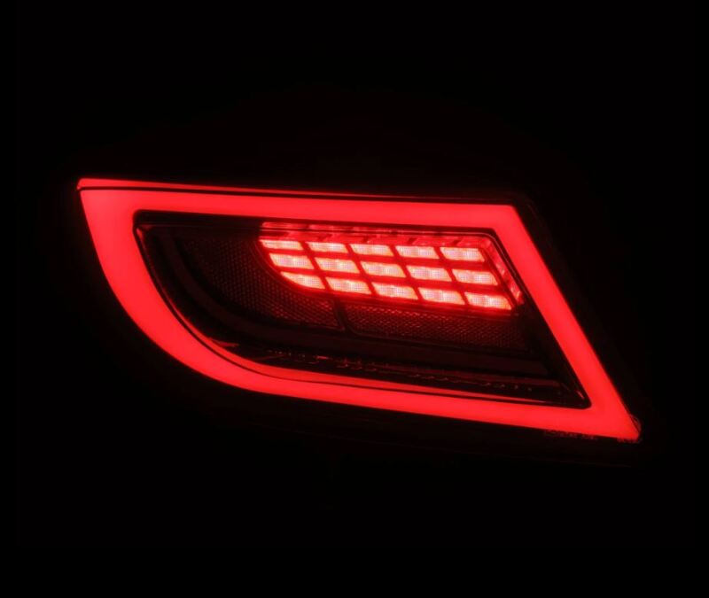 AlphaRex 22-24 Toyota GR86 LUXX LED Taillights Black Smoke 675020 *Discontinued