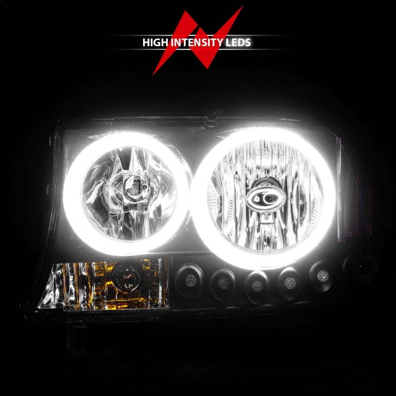 Anzo 1997-2004 Dodge Dakota Crystal Headlights Black 1pc