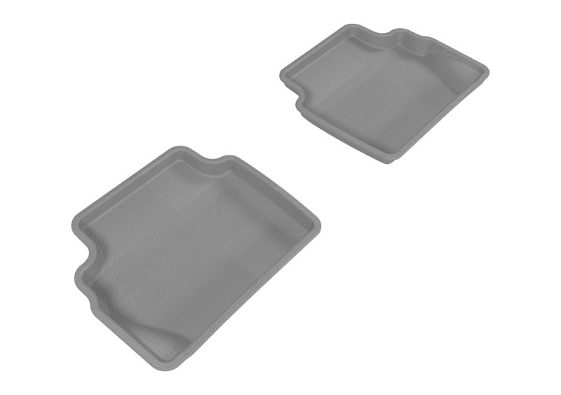 3D MAXpider 2011-2019 Ford Fiesta Kagu 2nd Row Floormats - Gray L1FR08021501