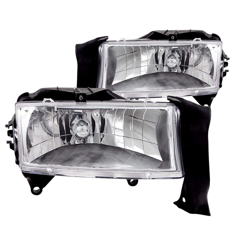 Anzo 1997-2004 Dodge Dakota Crystal Headlights Chrome