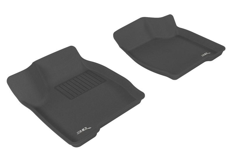 3D MAXpider 2005-2009 Buick Lacrosse Kagu 1st Row Floormat - Black L1BC00211509