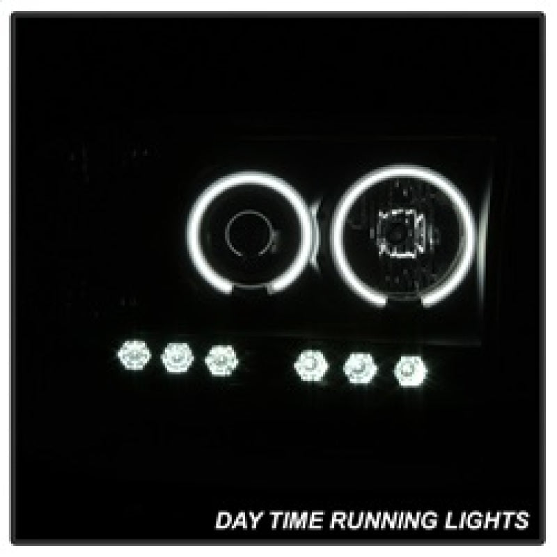 Spyder Dodge Ram 1500 02-05 03-05 Projector Headlights CCFL Halo LED Blk Smke PRO-YD-DR02-CCFL-BSM 5078797