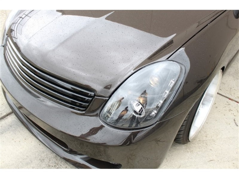 Spyder Infiniti G35 03-04 4DR Projector Halogen - LED Halo DRL Blk High H4 PRO-YD-IG35034D-DRL-BK 5031747