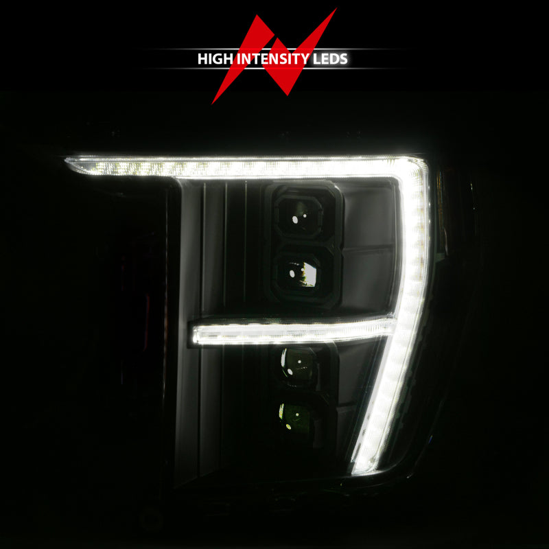 ANZO 21-23 Ford F-150 (w/Factory Halogen) Z-Series Full LED Proj Headlights - Pass. Side ONLY 111593X-R
