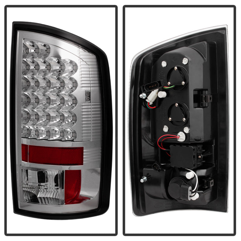 Spyder Dodge Ram 07-08 1500/Ram 07-09 2500/3500 LED Tail Lights Chrome ALT-YD-DRAM06-LED-C 5002624