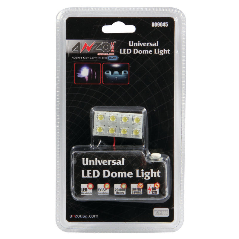 ANZO LED Dome Light Universal LED Dome Light - 8 LED Universal 1.5in x .75in 809045