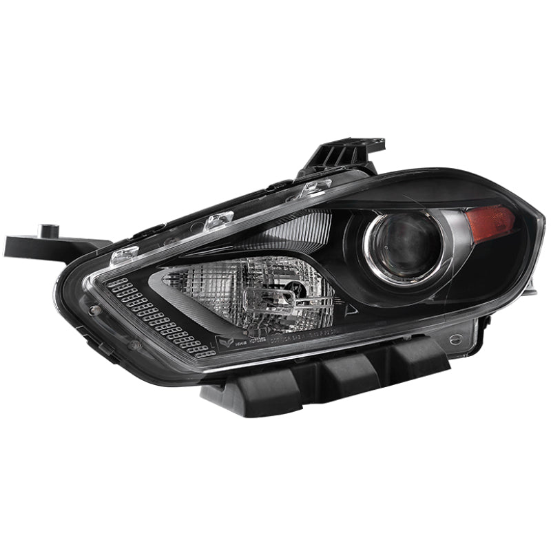 SPYDER xTune Dodge Dart 13-15 Driver Side Projector Headlight -OEM Left - Black HD-JH-DDART13-HID-OE-L 9035135