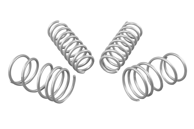 Whiteline F and R Coil Springs - lowered