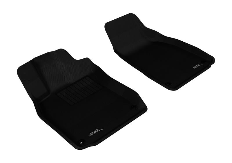 3D MAXpider 2005-2011 Audi A6/S6 Kagu 1st Row Floormat - Black L1AD00611509