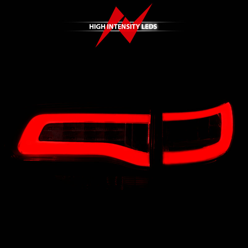Anzo 2014-2016 Jeep Grand Cherokee LED Taillights Red/Clear