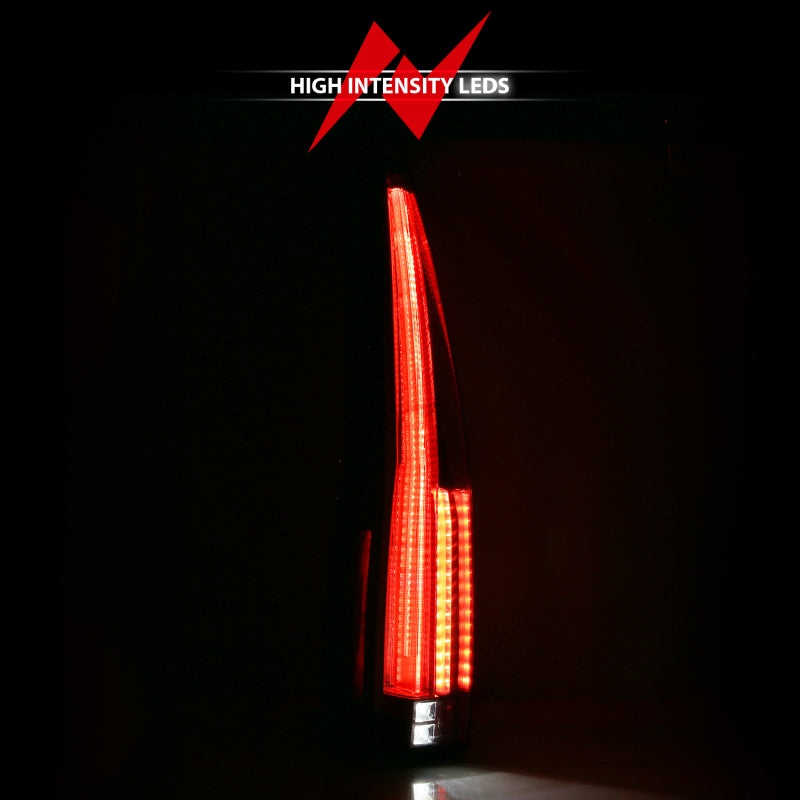 ANZO 2007-2014 Chevrolet TahOE Led Taillights Red/Clear 311297