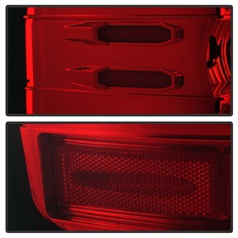 Spyder Chevy Silverado 2016-2017 Light Bar LED Tail Lights - Red Clear ALT-YD-CS16-LED-RC 5083753