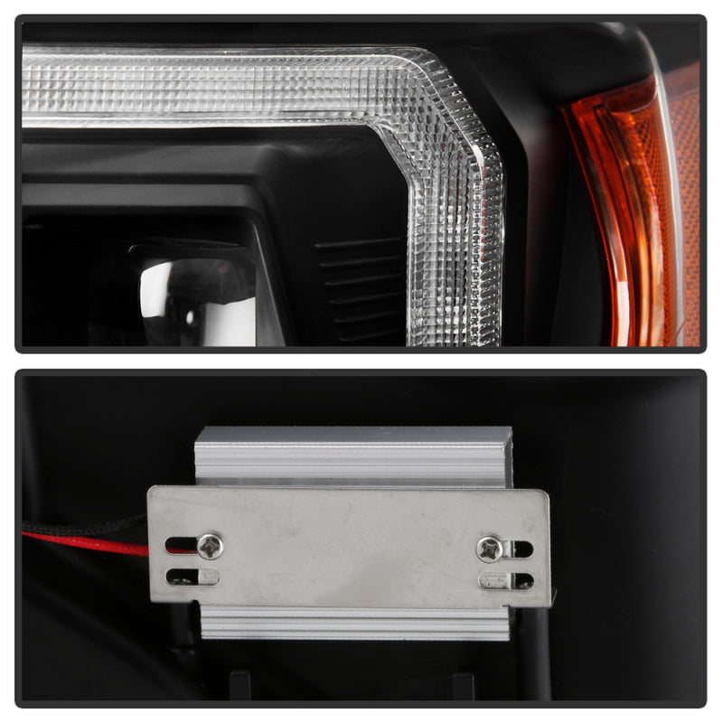 Spyder 16-20 Toyota Tacoma Halogen Model Only High-Power LED Headlights - Black PRO-YD-TT16HALAP-BK 5088376
