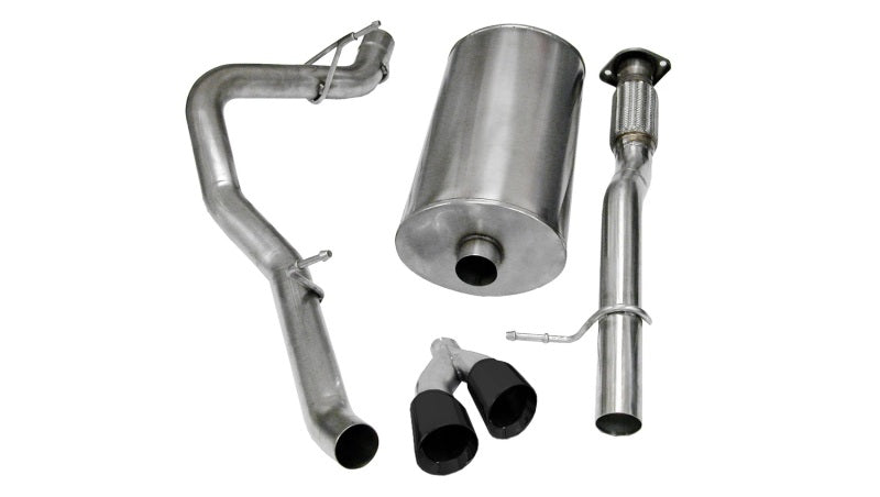 Corsa 09-13 Chevrolet Suburban 1500 5.3L V8 Black Sport Cat-Back Exhaust 14914BLK