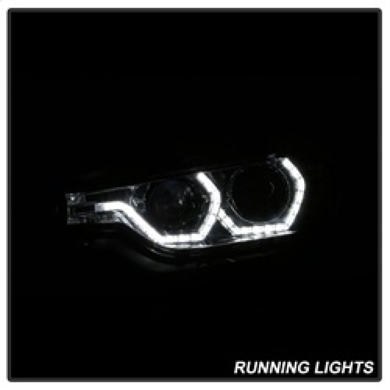 Spyder 12-14 BMW F30 3 Series 4DR Projector Headlights - LED DRL - Chrome (PRO-YD-BMWF3012-DRL-C) 5084354