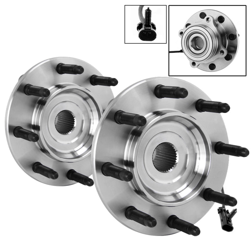 SPYDER xTune Wheel Bearing and Hub 4WD Chevy Silverado 2500HD 99-04 - Front Left and Right BH-515058-58 9939068