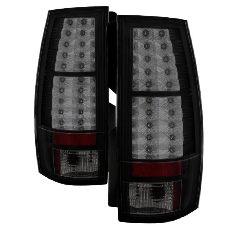 Spyder Chevy Suburban/GMC Yukon/Yukon Denali 07-14 LED Tail Lights Blk Smke ALT-YD-CSUB07-LED-BSM 5078087