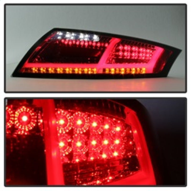 Spyder Audi TT 07-12 LED Tail Lights Smoke ALT-YD-ATT07-LED-SM 5081681