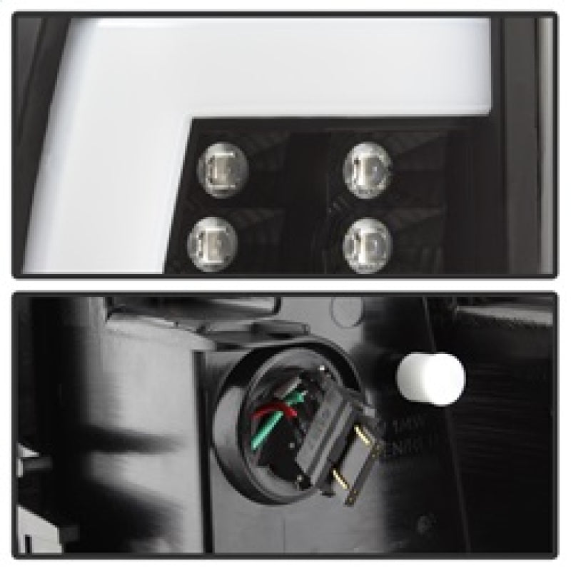Spyder 00-06 GMC Yukon/Yukon XL V2 Light Bar LED Tail Lights - Black (ALT-YD-CD00V2-LBLED-BK) 5084149