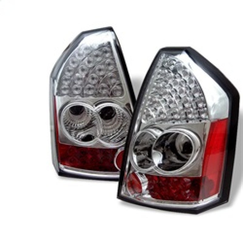 Spyder Chrysler 300 05-07 LED Tail Lights Chrome ALT-YD-CHR305-LED-C 5001634