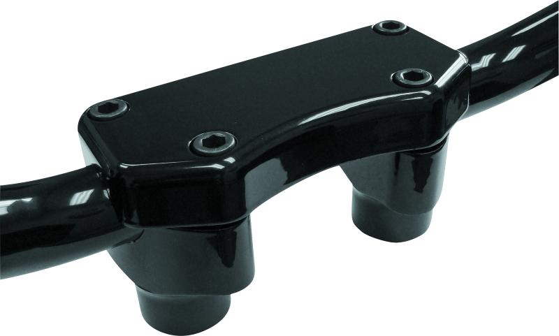 Bikers Choice Bc Fat Risers W/Clamp 1.5inBlk 405180