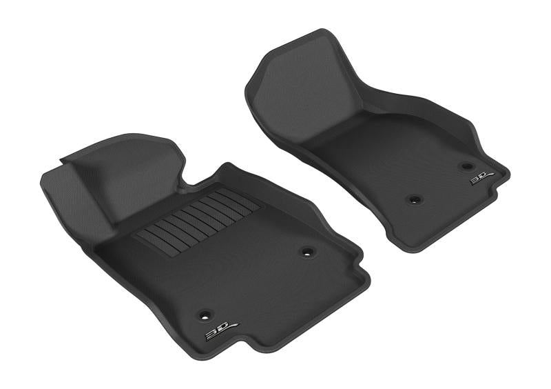 3D MAXpider 2014-2019 Cadillac CTS Kagu 1st Row Floormat - Gray L1CD01011501