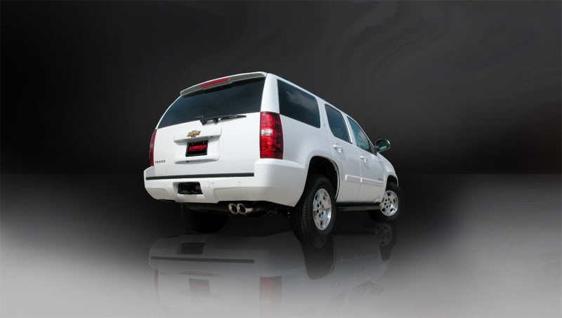 Corsa Performance 09-11 Chevrolet Tahoe 5.3L V8 Polished Sport Cat-Back Exhaust 0W2FY