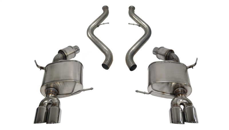 Corsa Performance 08-12 BMW M3 Convertible E93 Polished Sport Cat-Back Exhaust