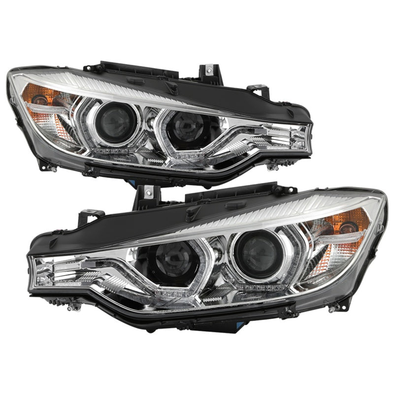 Spyder Signature BMW F30 3 Series 12-14 4DR Projector Headlights - Chrome (PRO-YD-BMWF3012-AFSHID-C) 5086822