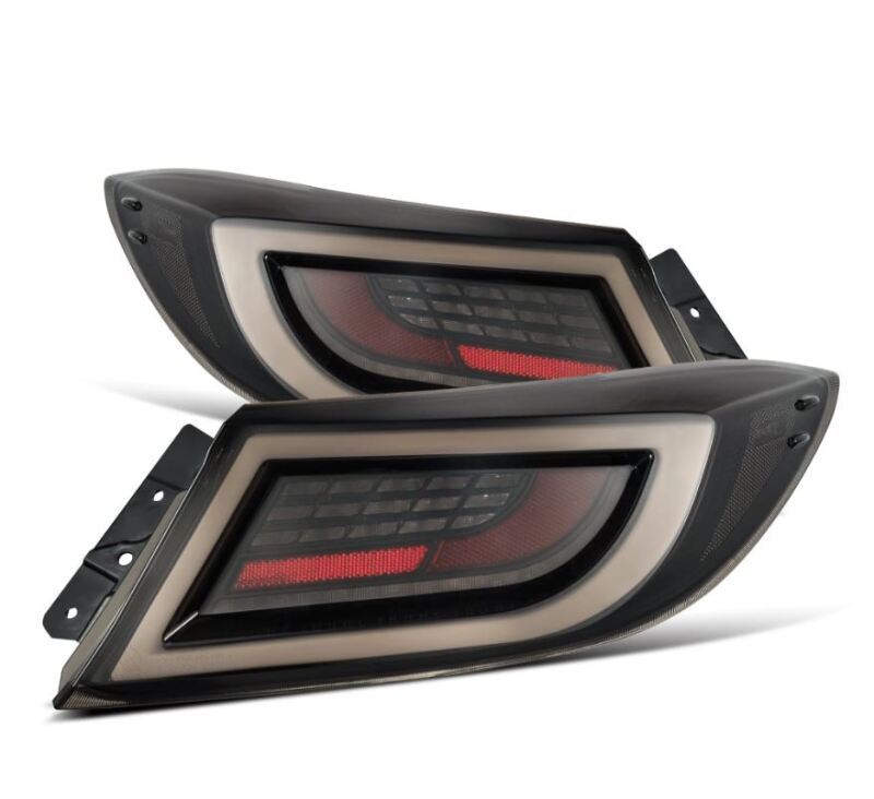 AlphaRex 22-24 Toyota GR86 LUXX LED Taillights Black Smoke 675020 *Discontinued