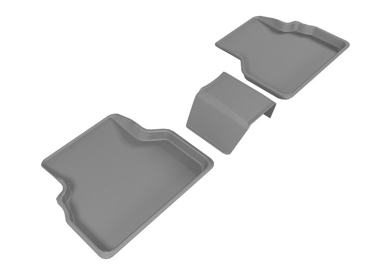 3D MAXpider 2015-2018 Audi Q3 Kagu 2nd Row Floormats - Gray L1AD03921501