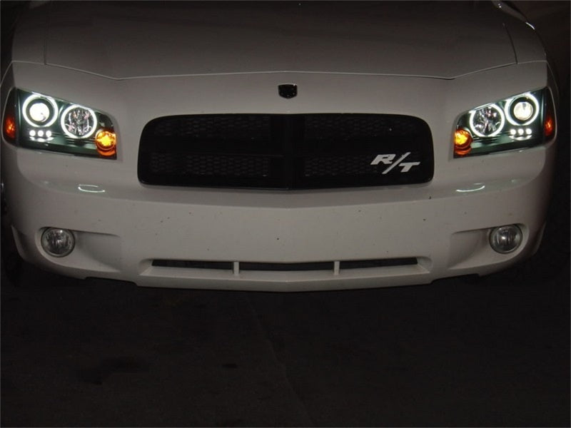 Spyder Dodge Charger 06-10 Projector Headlights Halogen Model CCFL Halo LED Blk PRO-YD-DCH05-CCFL-BK 5009715