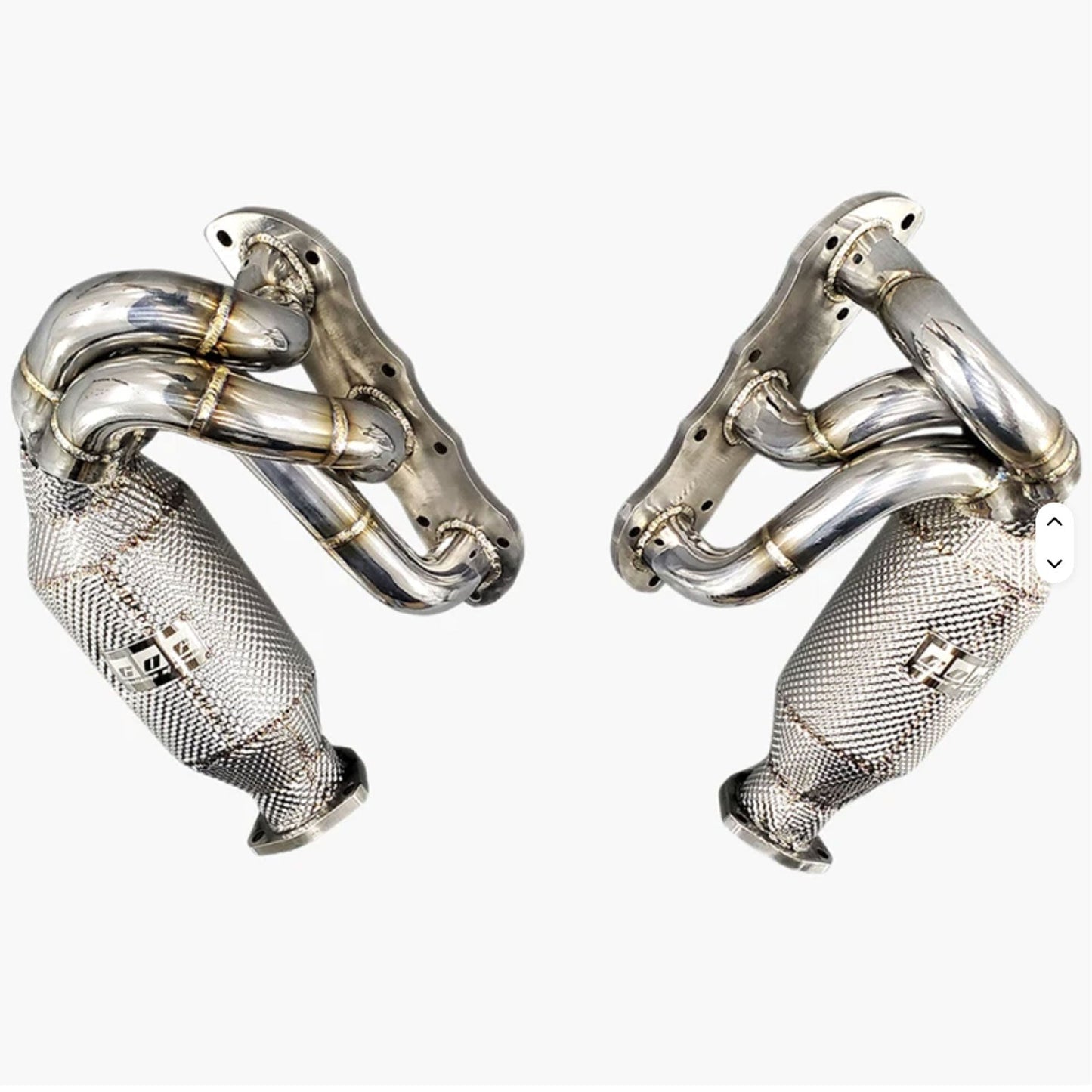 Catted Exhaust Manifold Long Tube for Porsche Carrera 911 997 997.1 997.2 3.6L 3.8L