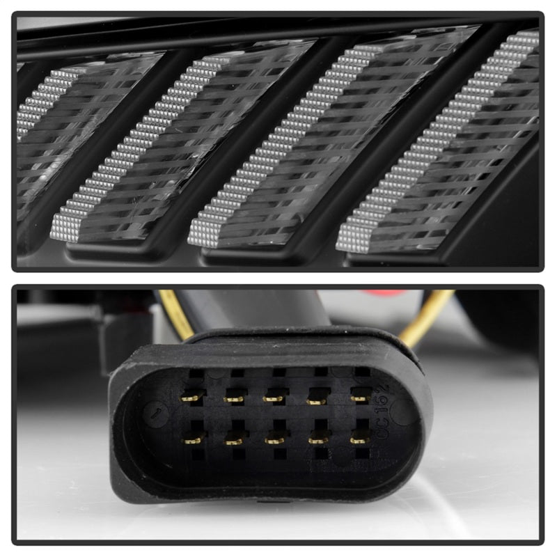 Spyder 13-16 Audi A4/S4 Halogen Model Only High-Power LED Headlights - Black PRO-YD-AA413HALAP-BK 5088345