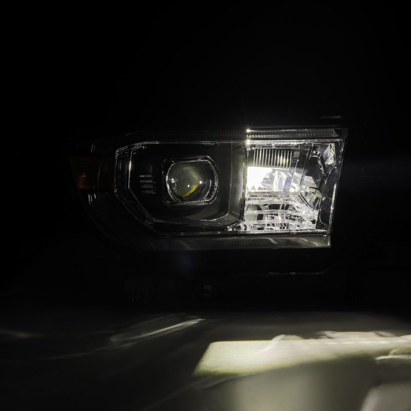 AlphaRex 07-13 Toyota Tundra / 08-17 Sequoia LUXX LED Proj HL Chrome w/Actv Light / Seq. Sig + DRL 880824 *Discontinued