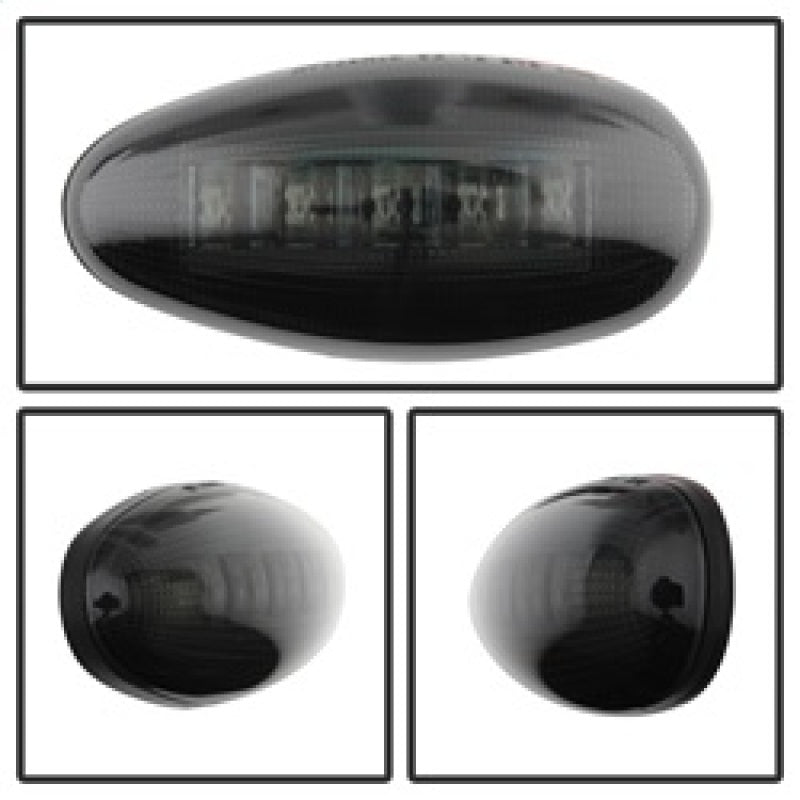 SPYDER Xtune Chevy Silverado 99-13 Dually 2 Red LED Amber LED Side Fender Lights Smoke ACC-LED-GMD99-SL-SM 9924682