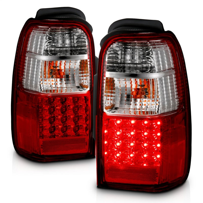 Anzo 2001-2002 Toyota 4 Runner LED Tail lights Red/Clear