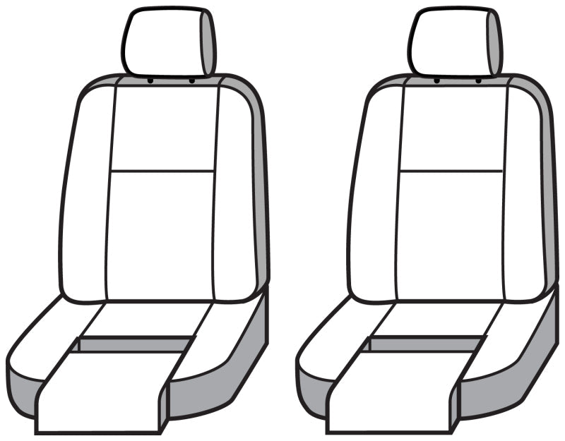 Covercraft 22-23 Jeep Grand Wagoneer Carhartt Super Dux SeatSaver Front Row- Black SSC3505COBK