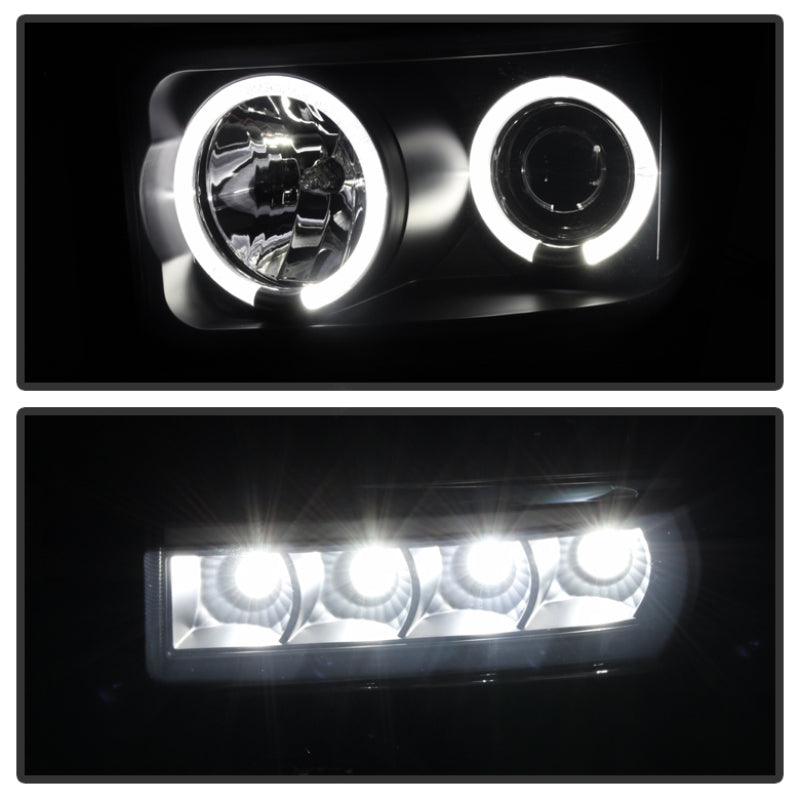 Spyder Ford F250/350 08-10 Projector Headlights LED Halo LED Blk Smke PRO-YD-FS08-HL-BSM 5078490
