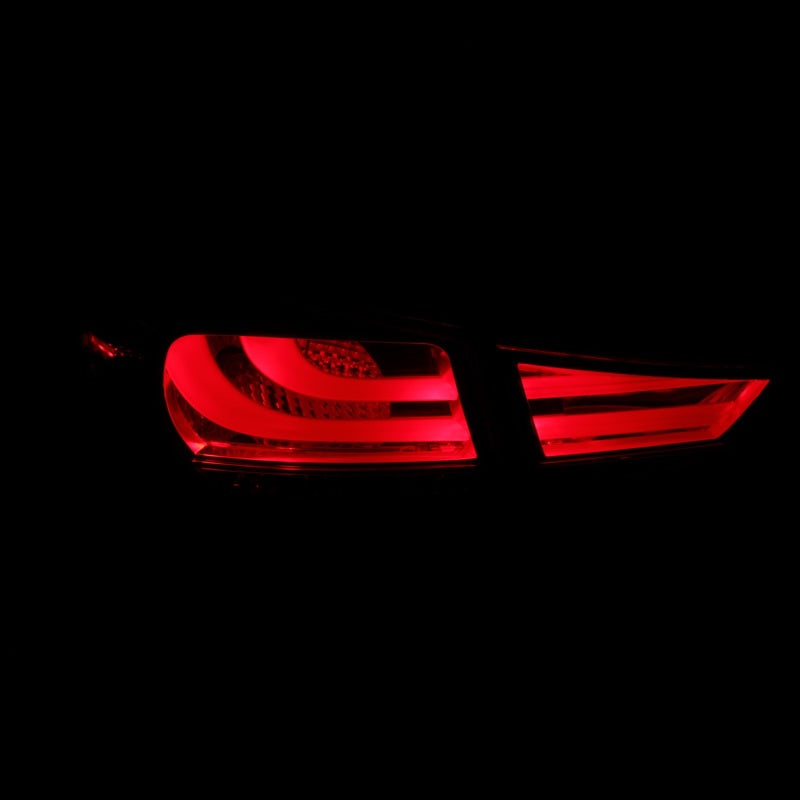 Anzo 2011-2013 Hyundai Elantra LED Taillights Black 4pc