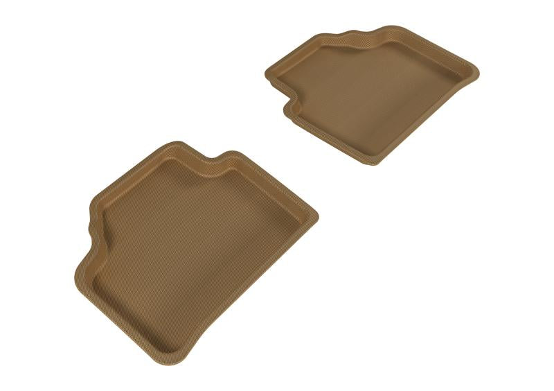 3D MAXpider 2013-2015 BMW X1 E84 Kagu 2nd Row Floormats - Tan L1BM01721502