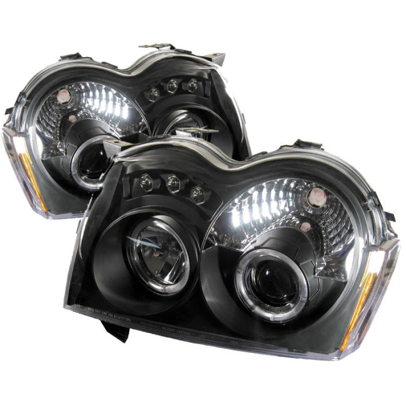 Spyder Jeep Grand Cherokee 05-07 Projector Headlights LED Halo LED Blk Low 9006 PRO-YD-JGC05-HL-BK 5011091