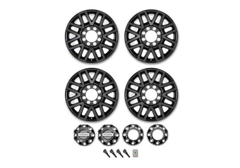 Ford Racing 05-20 F-Super Duty 20in x 8in Wheel Package with TPMS Kit - Black M-1007K-SU2008EB