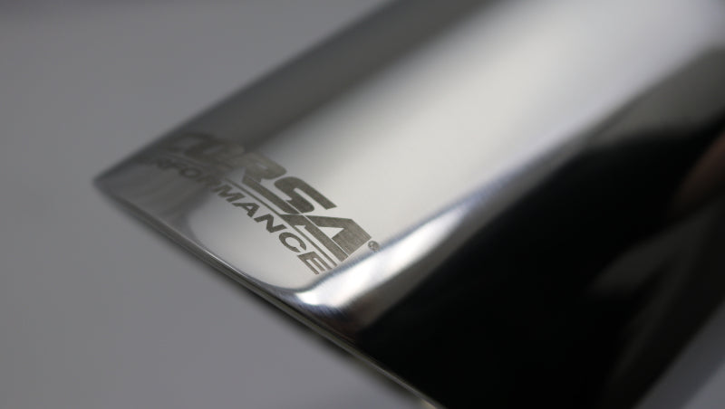 Corsa Performance Single Universal 2.5in Inlet / 4in Outlet Polished Pro-Series Tips