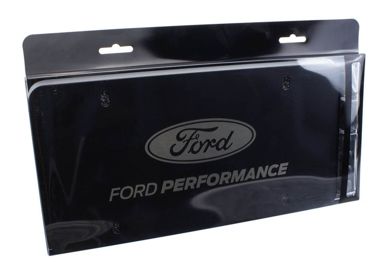 Ford Racing Black Stainless Steel Marque Plate M-1828-LB