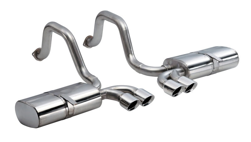 Corsa Performance 97-04 Chevrolet Corvette C5 Z06 5.7L V8 Polished Sport Axle-Back
