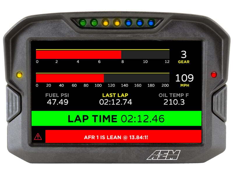 AEM CD-7 Non Logging Race Dash Carbon Fiber Digital Display (CAN Input Only) 30-5700