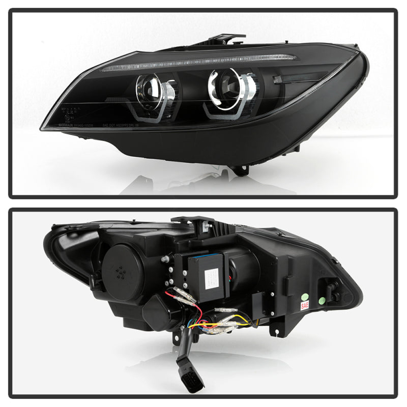 Spyder BMW Z4 09-13 Projector Headlights (Not Comp w Halogen) Black PRO-YD-BMWZ409HID-AFSSEQ-BK 5086884